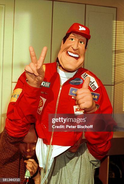 Michael Schumacher, "Was`n Spass", Das Beste aus der ZDF- Show "Wetten dass..?", Köln, Deutschland, , Puppe, Gummipuppe, Parodie, parodieren,...