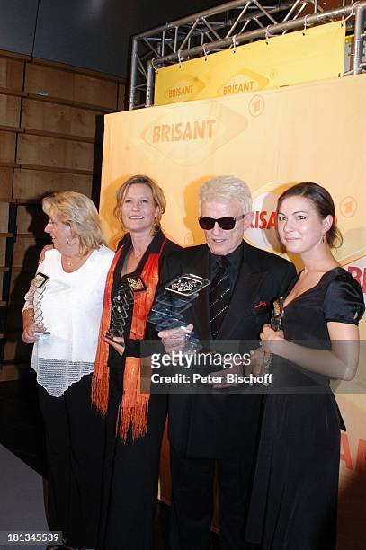 Henriette Richter-Röhl , Heino , Suzanne von Borsody , Brigitte Heinisch , ARD/MDR Gala, Verleihung Medienpreis "Brisant Brillant" , Dresden,...