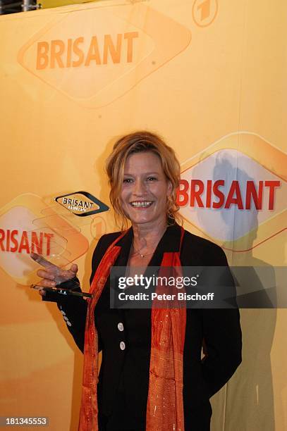 Suzanne von Borsody , ARD/MDR Gala, Verleihung Medienpreis "Brisant Brillant" , Dresden, Deutschland, , Prod.-Nr.: 1183/2006, "Gläserne Manufaktur",...