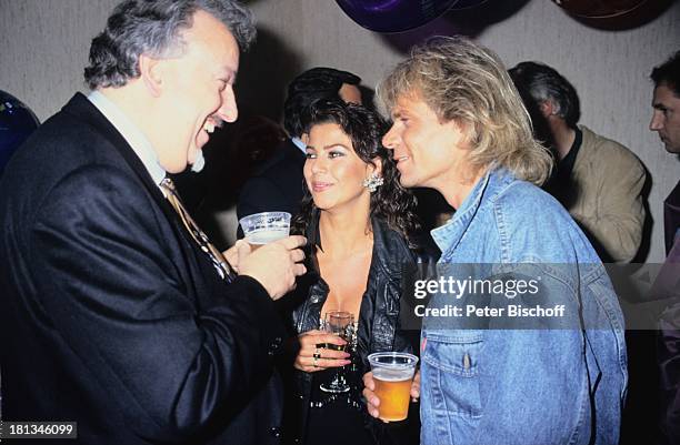 Matthias Reim , Freundin "Mago" Margot Scheuermeyer, Hans-Werner Funke, Veranstaltung "RTL-Löwenverleihung", Dortmund, Deutschland, , "Dortmunder...