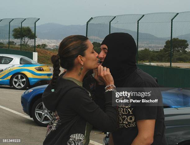 Giovanni Zarrella, Ehefrau Jana-Ina, "Frauen bei Mazda"-Event, "Circuito Mallorca RennArena", bei Llucmajor, Insel Mallorca, Balearen, Spanien, ,...