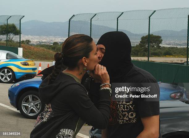 Giovanni Zarrella, Ehefrau Jana-Ina, "Frauen bei Mazda"-Event, "Circuito Mallorca RennArena", bei Llucmajor, Insel Mallorca, Balearen, Spanien, ,...