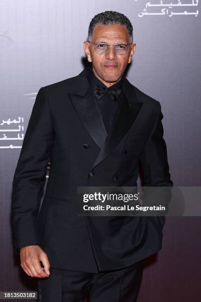 Roschdy Zem attends the Ceremony of the 20th anniversary of the festival during the 20th Marrakech International Film Festival on November 25, 2023...