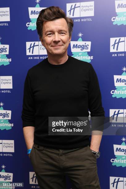 Rick Astley attends the Magic Of Christmas at London Palladium on November 25, 2023 in London, England.