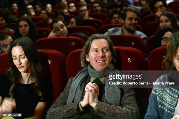 American movie director Wes Anderson attends the inauguration celebrations for the Modernissimo Movie Theater at Modernissimo Movie Theater on...