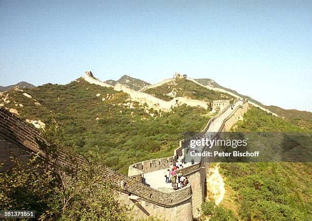 Chinesische Mauer , Nahe Beijing, Peking, Hauptstadt von China, Asien, Reise, UNESCO Welt-Kultur-Erbe, Landschaft, Gebirge, MW, P.-Nr: 2154/2007, ;