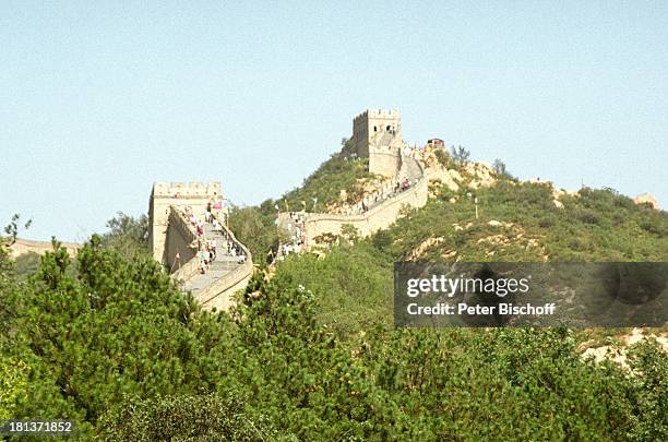 Chinesische Mauer , Nahe Beijing, Peking, Hauptstadt von China, Asien, Reise, UNESCO Welt-Kultur-Erbe, Landschaft, Gebirge, MW, P.-Nr: 2154/2007, ;