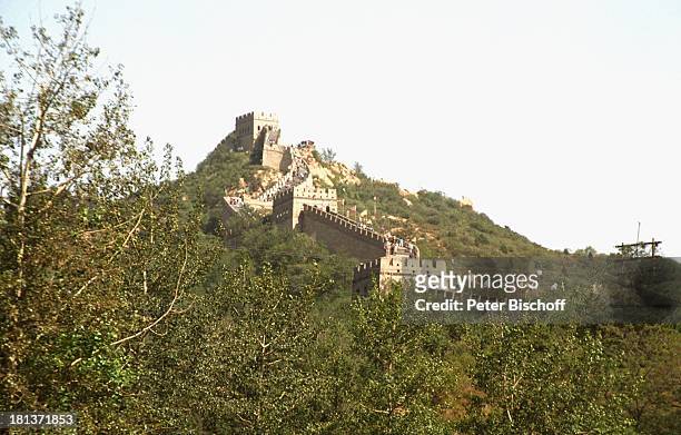 Chinesische Mauer , Nahe Beijing, Peking, Hauptstadt von China, Asien, Reise, UNESCO Welt-Kultur-Erbe, Landschaft, Gebirge, MW, P.-Nr: 2154/2007, ;