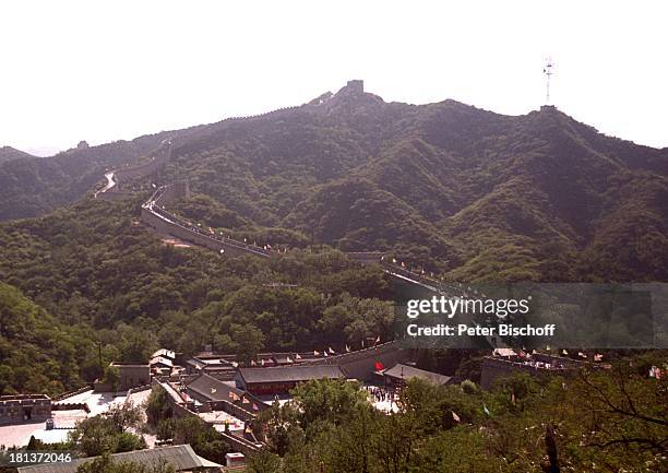 Chinesische Mauer , Nahe Beijing, Peking, Hauptstadt von China, Asien, Reise, UNESCO Welt-Kultur-Erbe, Landschaft, Gebirge, MW, P.-Nr: 2154/2007, ;