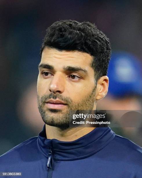 Mehdi Taremi of FC Porto during the UEFA Champions League match, Group H, between FC Barcelona and FC Porto played at Lluis Companys Stadium on...