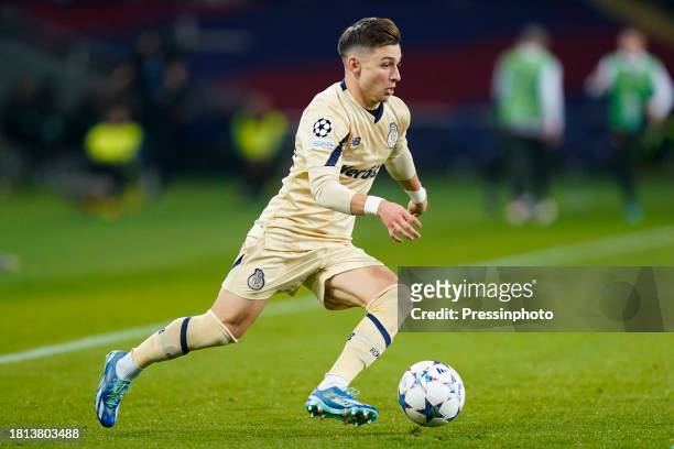 Francias Conceicao of FC Porto during the UEFA Champions League match, Group H, between FC Barcelona and FC Porto played at Lluis Companys Stadium on...