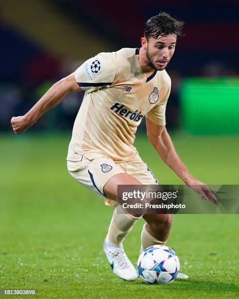 Nico Gonzalez of FC Porto during the UEFA Champions League match, Group H, between FC Barcelona and FC Porto played at Lluis Companys Stadium on...