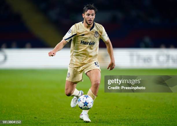 Nico Gonzalez of FC Porto during the UEFA Champions League match, Group H, between FC Barcelona and FC Porto played at Lluis Companys Stadium on...