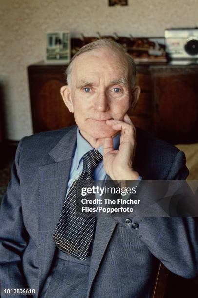 Albert Pierrepoint Britain's most prolific hangman, part of the Pierrepoint family of executioners, photographed at his home in Southport, England...