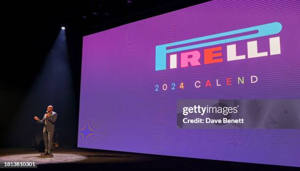 Ekow Eshun attends the Launch Gala for the 2024 Pirelli Calendar by Prince Gyasi at Magazine London on November 30, 2023 in London, England.
