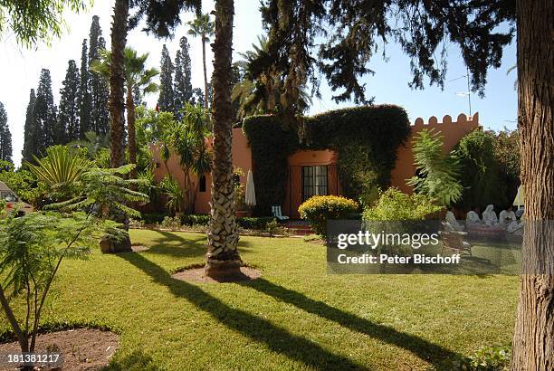 Villa von Henriette von Bohlen und Halbach , Homestory, Villa "Bled Targui", Marrakesch, Marokko, Nordafrika, Afrika, Residenz, Palast, Garten,...