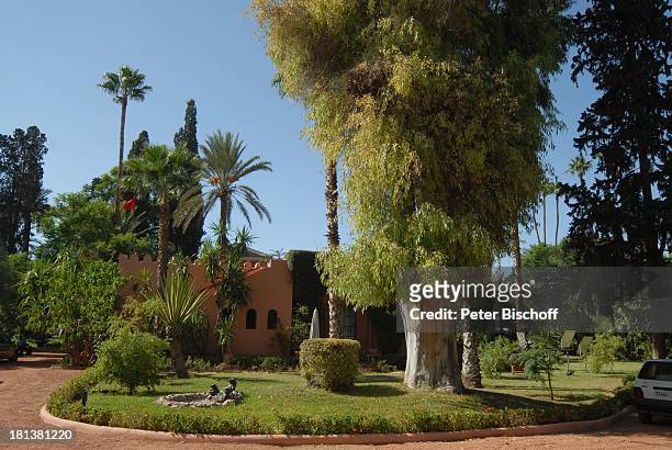 Villa von Henriette von Bohlen und Halbach , Homestory, Villa "Bled Targui", Marrakesch, Marokko, Nordafrika, Afrika, Residenz, Palast, Garten,...
