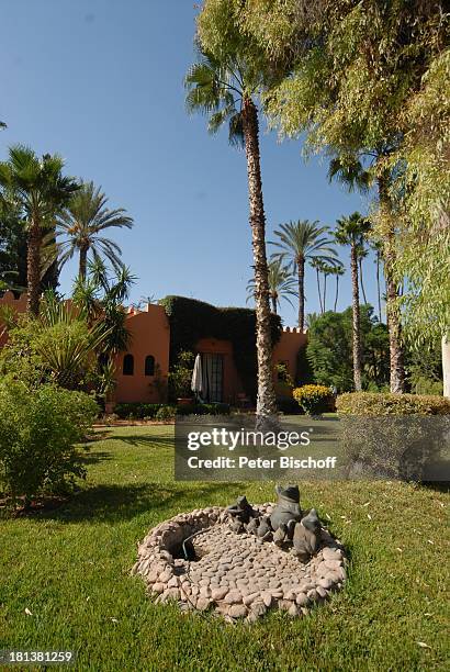 Villa von Henriette von Bohlen und Halbach , Homestory, Villa "Bled Targui", Marrakesch, Marokko, Nordafrika, Afrika, Residenz, Palast, Garten,...