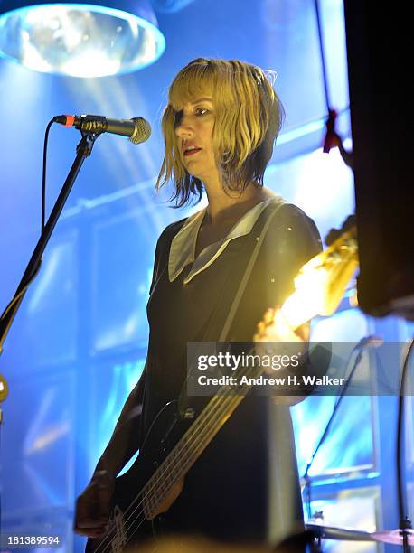 Kim Shattuck of the Pixies performs at The Bowery Ballroom on September 20, 2013 in New York City.