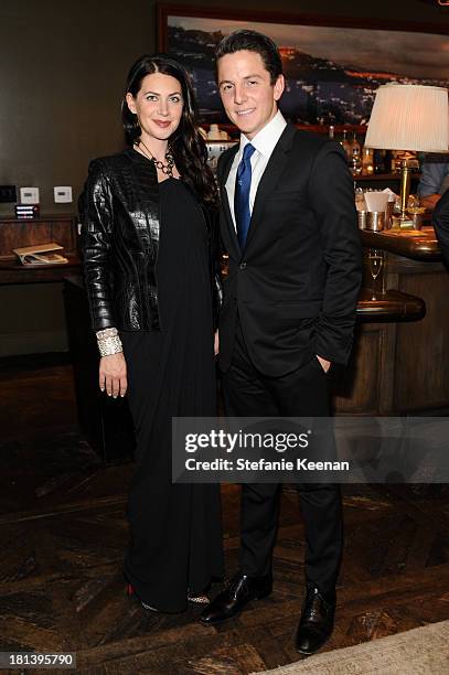 Rochelle Gores Fredston and Matthew Rubinger attend Heritage Auctions Kicks Off First Ever Beverly Hills Boutique Jewelry And Designer Bags Auction...