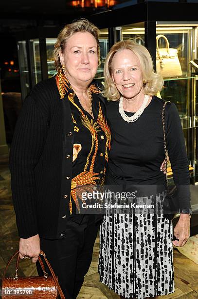 Marcia Hobbs and Ames Cushing attend Heritage Auctions Kicks Off First Ever Beverly Hills Boutique Jewelry And Designer Bags Auction on September 20,...