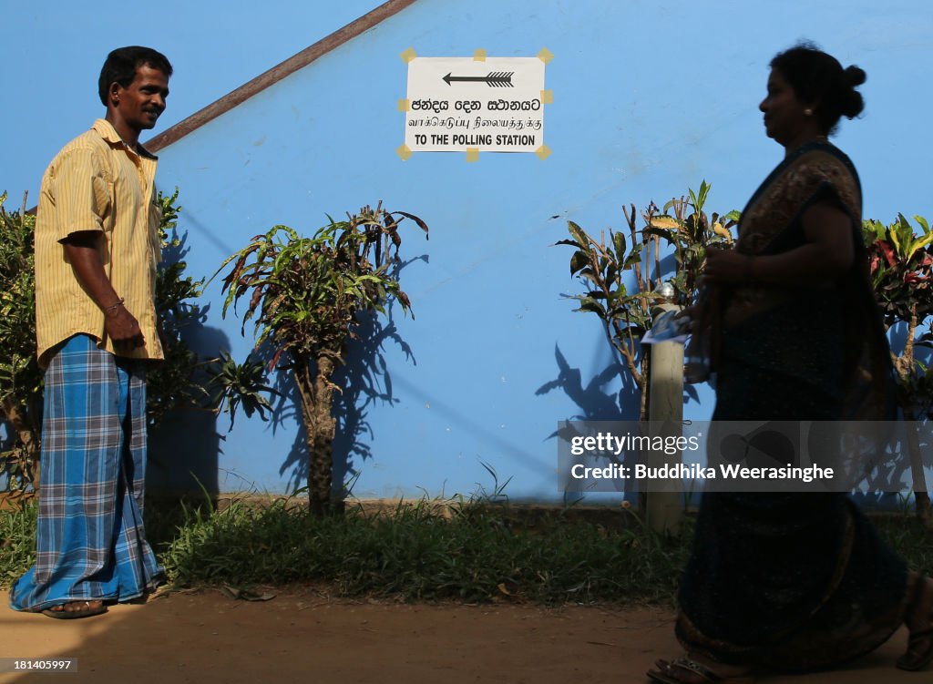 Sri Lanka Go To The Polls In The Civil War Ravaged North Province