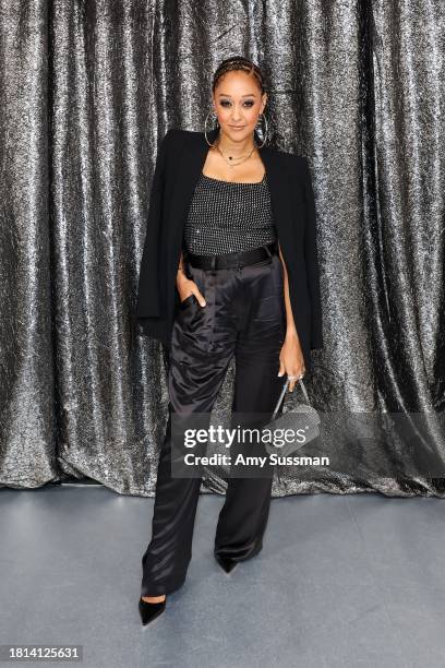 Tia Mowry attends the World Premiere of "Renaissance: A Film By Beyoncé" at Samuel Goldwyn Theater on November 25, 2023 in Beverly Hills, California.