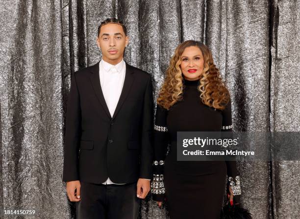 Julez Smith and Ms. Tina Knowles attend the World Premiere of "Renaissance: A Film By Beyoncé" at Samuel Goldwyn Theater on November 25, 2023 in...