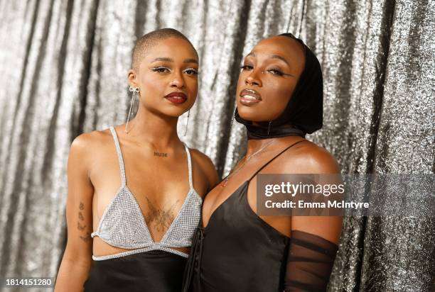 Aahkilah and Lisa Creative attends the World Premiere of "Renaissance: A Film By Beyoncé" at Samuel Goldwyn Theater on November 25, 2023 in Beverly...