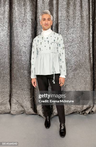 Tan France attends the World Premiere of "Renaissance: A Film By Beyoncé" at Samuel Goldwyn Theater on November 25, 2023 in Beverly Hills, California.