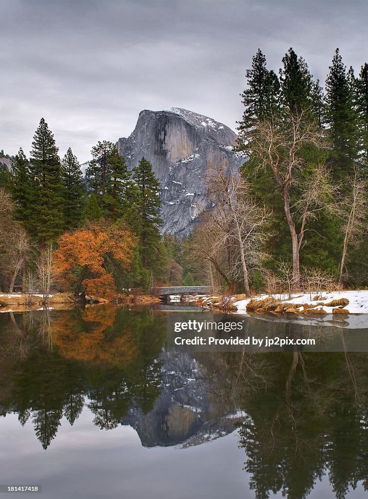 Half dome reflection