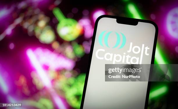 The Jolt Capital logo is seen in this photo illustration on 23 November, 2023 in Warsaw, Poland.
