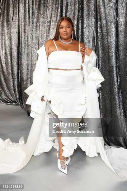 Lizzo attends the World Premiere of "Renaissance: A Film By Beyoncé" at Samuel Goldwyn Theater on November 25, 2023 in Beverly Hills, California.