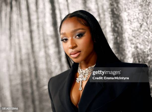 Normani attends the World Premiere of "Renaissance: A Film By Beyoncé" at Samuel Goldwyn Theater on November 25, 2023 in Beverly Hills, California.