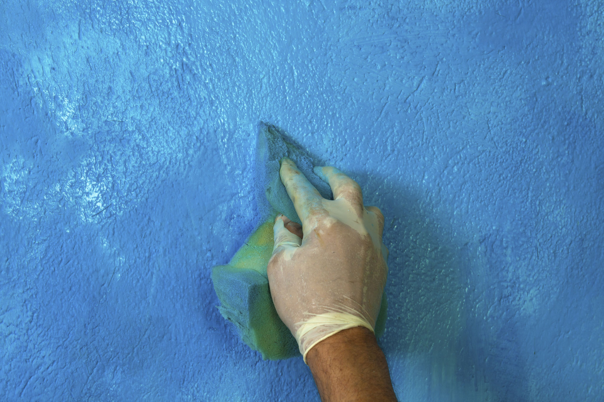 sponge painting