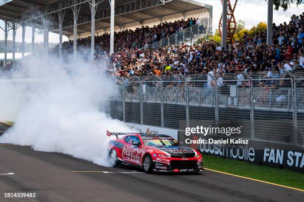 Brodie Kostecki driver of the Coca-Cola Racing Chevrolet Camaro ZL1 during the VAILO Adelaide 500, part of the 2023 Supercars Championship Series at...