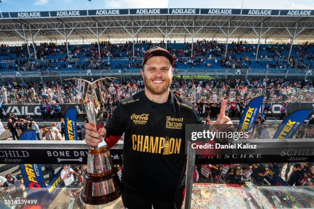 Brodie Kostecki driver of the Coca-Cola Racing Chevrolet Camaro ZL1 during the VAILO Adelaide 500, part of the 2023 Supercars Championship Series at...