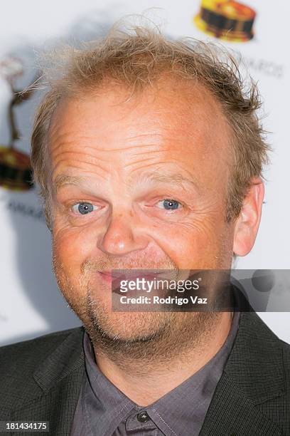 Actor Toby Jones arrives at the Academy of Television Arts & Sciences' 65th Primetime Emmy Awards Performer Nominee Reception at Spectra by Wolfgang...