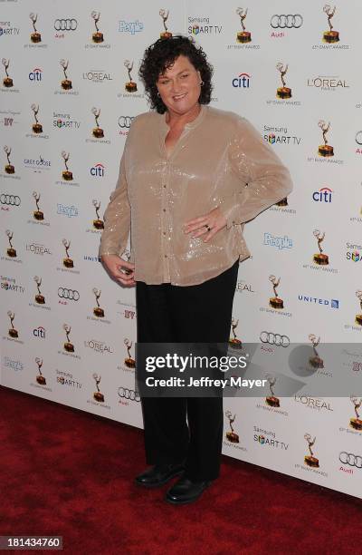 Actress Dot-Marie Jones arrives at the 65th Emmy Awards Performers Nominee Reception at Spectra by Wolfgang Puck at the Pacific Design Center on...