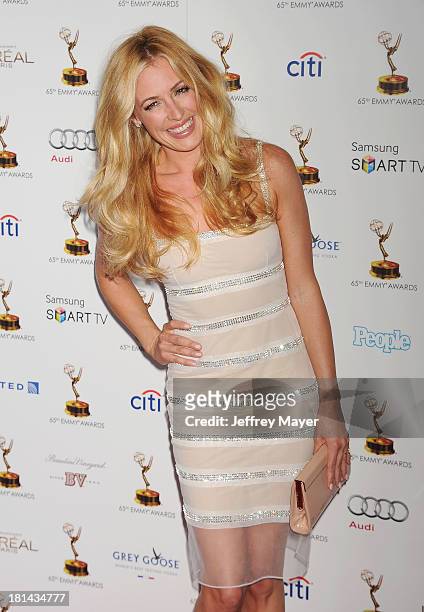 Personality Cat Deeley arrives at the 65th Emmy Awards Performers Nominee Reception at Spectra by Wolfgang Puck at the Pacific Design Center on...