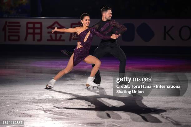 Lilah Fear and Lewis Gibson of Great Britain perform at the Gala Exhibition during the ISU Grand Prix of Figure Skating - NHK Trophy at Towa...