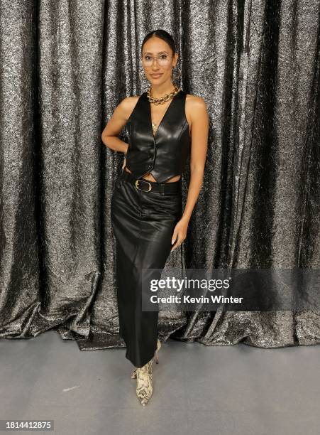 Elaine Welteroth attends the World Premiere of "Renaissance: A Film By Beyoncé" at Samuel Goldwyn Theater on November 25, 2023 in Beverly Hills,...