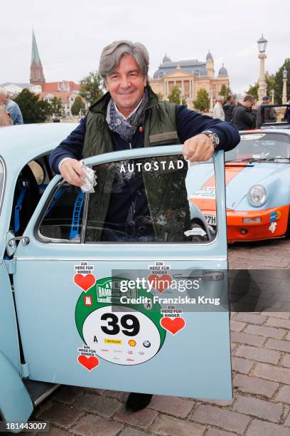 Christian Geistdoerfer attends the Hamburg-Berlin Klassik Rallye 2013 - Day 3 on September 21, 2013 in Schwerin, Germany.