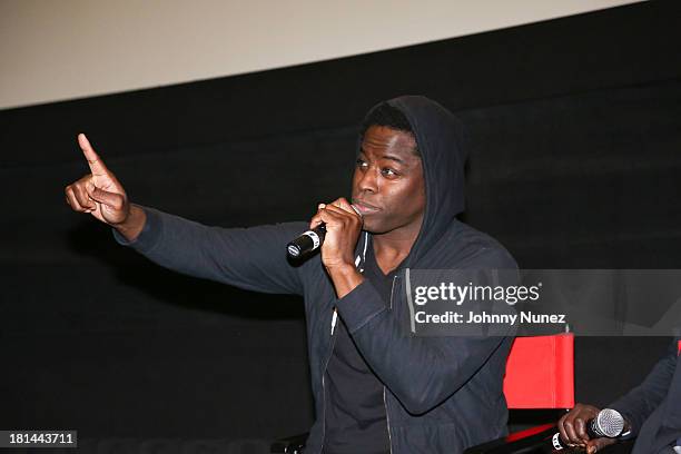 Jeymes Samuel attends the 2013 Urban World Film Festival screening of "Finding The Funk at AMC Loews 34th Street 14 theater on September 20, 2013 in...