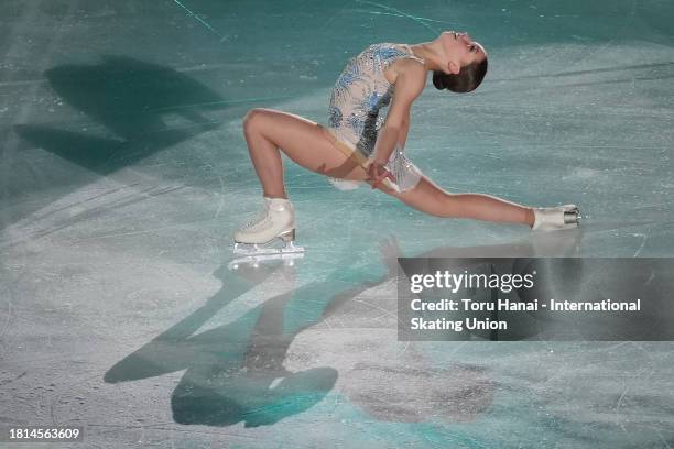 Nina Pinzarrone of Belgium performs at the Gala Exhibition during the ISU Grand Prix of Figure Skating - NHK Trophy at Towa Pharmaceutical RACTAB...