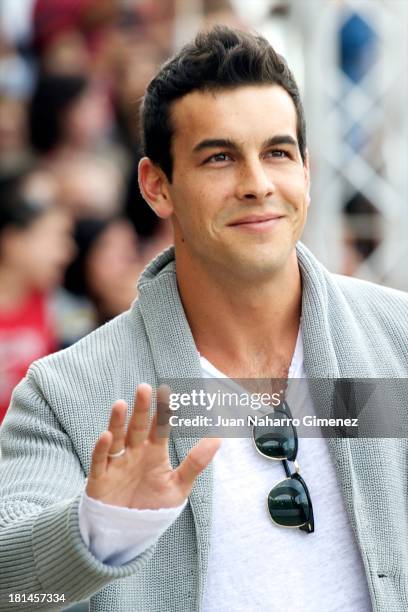 Spanish actor Mario Casas arrives at Maria Cristina Hotel during 61st San Sebastian Film Festival on September 21, 2013 in San Sebastian, Spain.