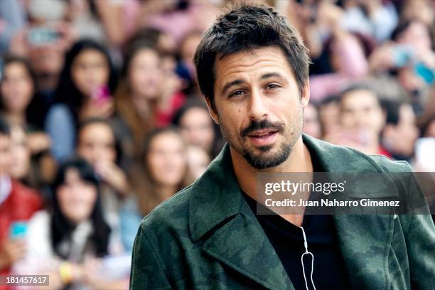 Spanish actor Hugo Silva arrives at Maria Cristina Hotel during 61st San Sebastian Film Festival on September 21, 2013 in San Sebastian, Spain.