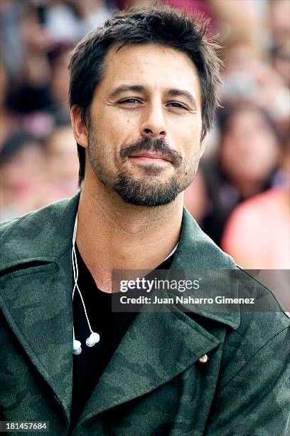 Spanish actor Hugo Silva arrives at Maria Cristina Hotel during 61st San Sebastian Film Festival on September 21, 2013 in San Sebastian, Spain.