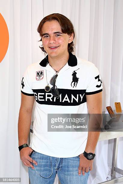 Prince Michael Jackson I attends the HBO Luxury Lounge featuring Motorola and PANDORA Jewelry in honor of The 65th Primetime Emmy Awards at The Four...