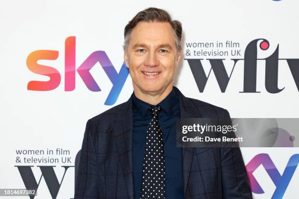 David Morrissey attends the Women in Film & Television Awards 2023 at London Hilton Park Lane on December 1, 2023 in London, England.